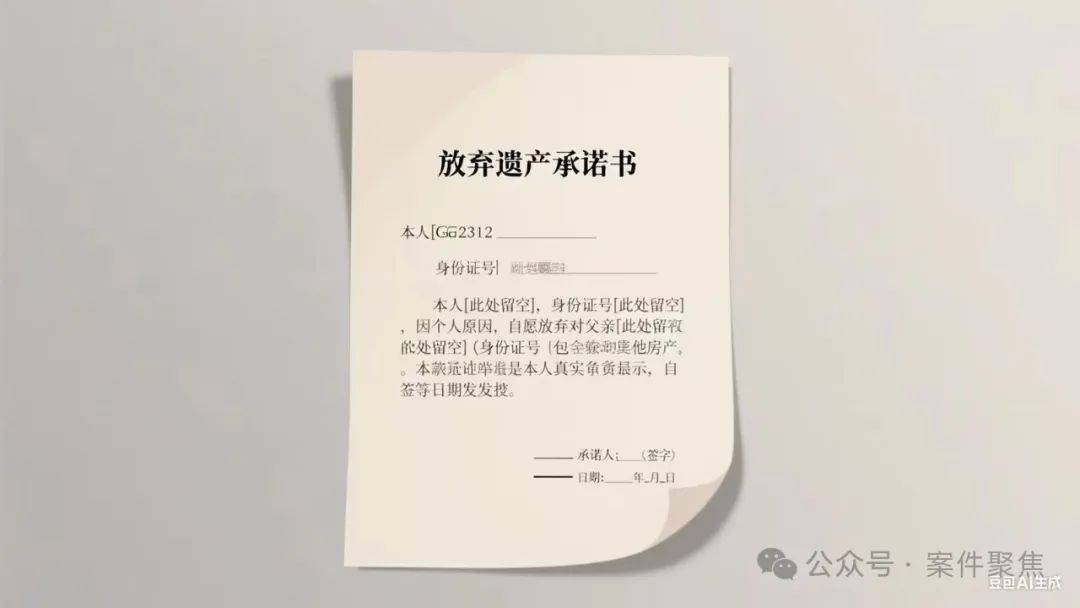 奇葩！为躲抚养费，孩子爸爸主动放弃百万遗产